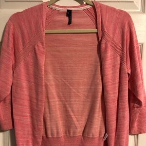 Pink cardigan